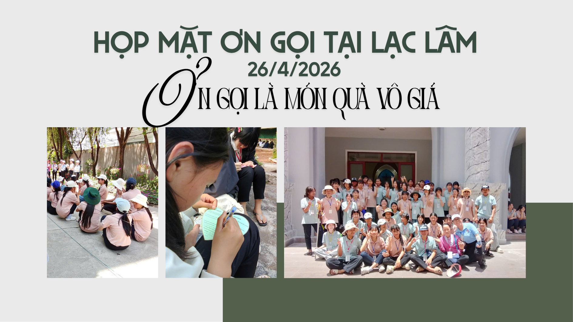 Họp mặt Ơn gọi 2026 tại Lạc Lâm